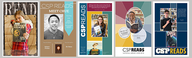 CSP READS National Library Week Posters