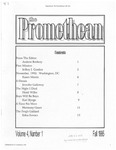 The Promethean, Volume 04, Number 01, Fall 1995 by English Department, Concordia University-Portland