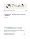The Promethean, Volume 18, <em>Do I Dare Disturb the Universe</em>, 2010 by English Department, Concordia University-Portland