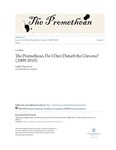 The Promethean, Volume 18, <em>Do I Dare Disturb the Universe</em>, 2010