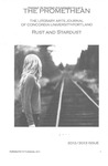 The Promethean, Volume 21, <em>Rust and Stardust</em>, 2013 by English Department, Concordia University-Portland