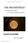 The Promethean, Volume 26, <em>Planet Nowhere</em>, 2018