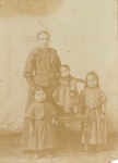 Woman and three children